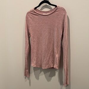 FP Movement by Free People Dusty Pink Long Sleeve Top